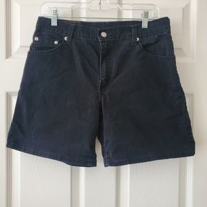 Levi's Black Jean Shorts